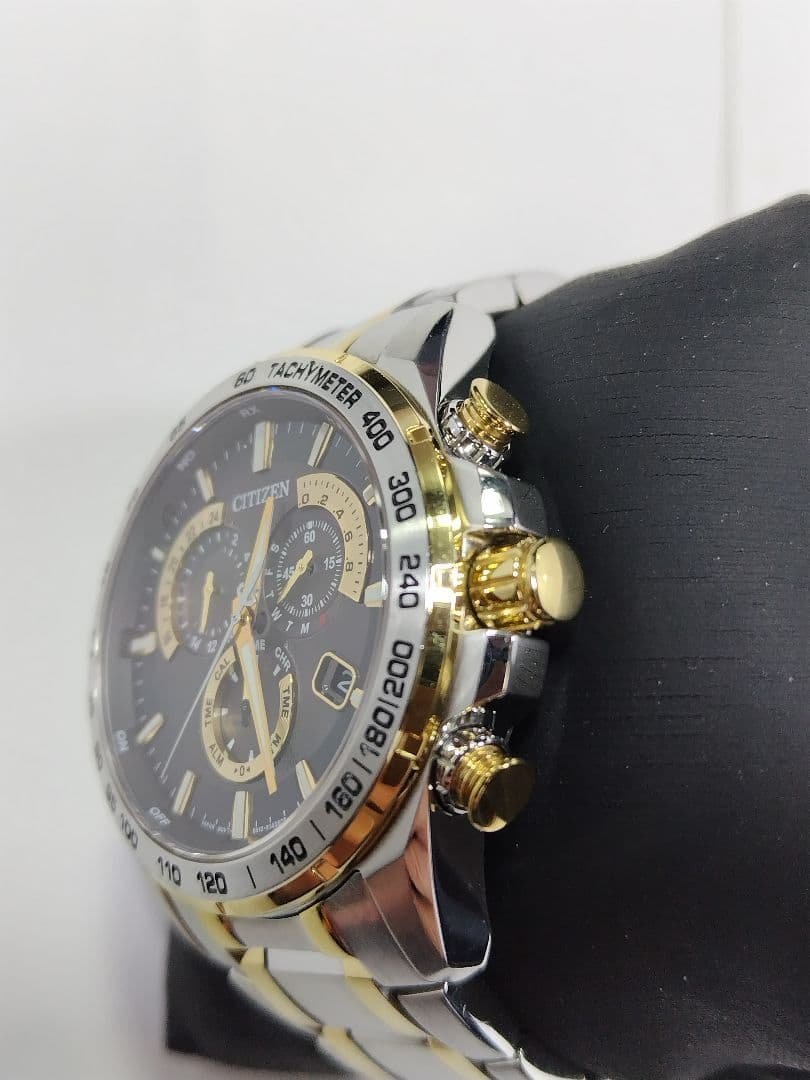 シチズン アテッサ　エコドライブ　ジャパネットコラボ　電波時計　20気圧防水