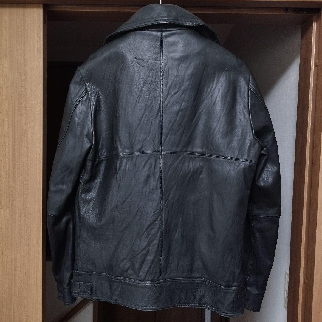 希少ホースレザー 本格派 レザージャケット ブラック M 馬革