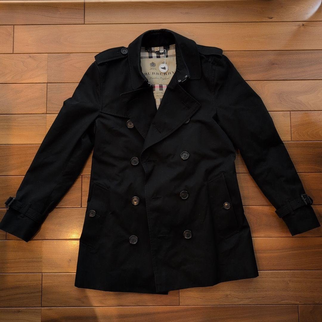 BURBERRY トレンチコート ブラック THE　SANDRINGHAM