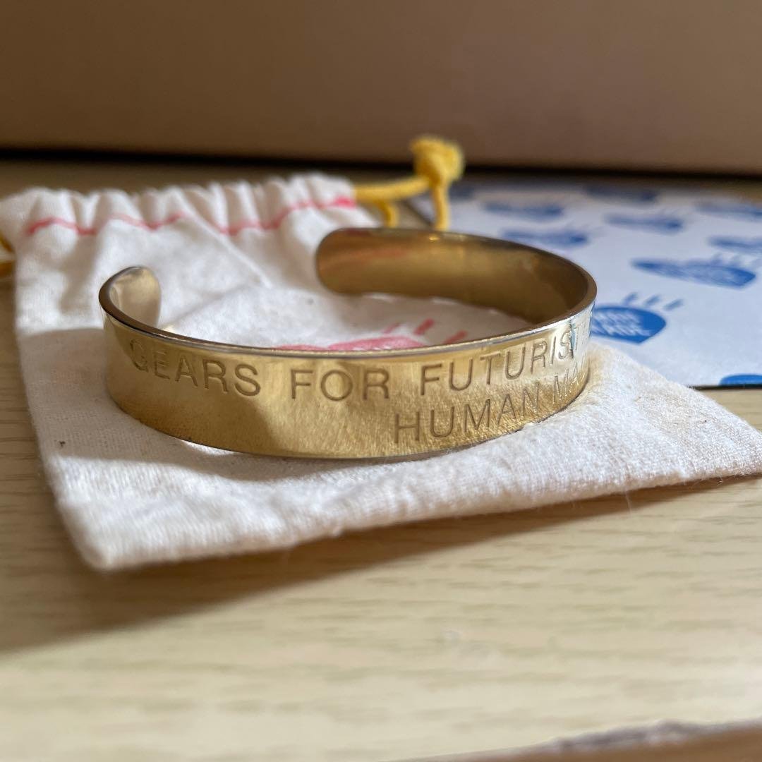 【美品】human made bangle gold