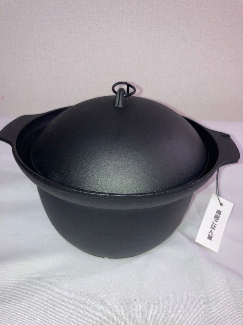 未使用　OIGEN 南部ごはん釜 3合炊 IH対応 南部鉄器 F-414